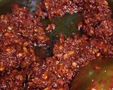 A picture of step 6 of Schezwan sauce.