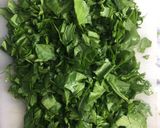 A picture of step 14 of Shola - The blend of Spinach and Lentils.