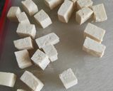 Foto del paso 1 de la receta Ensalada de garbanzos, tofu y piña