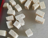 Foto del paso 1 de la receta: Ensalada de garbanzos, tofu y piña