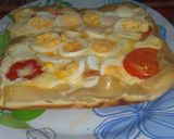 Foto del paso 2 de la receta: "tarta de jamón, huevo y tomate en la Flip de essen"