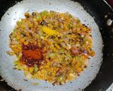 A picture of step 2 of Masala Oats.