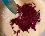 A picture of step 3 of Beetroot Muffin/Cake Buah Beet.