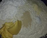 A picture of step 1 of Sweet cross buns.