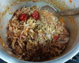 A picture of step 2 of Mutton mince.