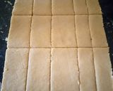 A picture of step 3 of Scottish Short bread.