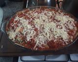Foto del paso 6 de la receta: Lasagna de pasta verde de espinaca rellena de carne desmechada y verduras