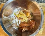 A picture of step 2 of Stir-Fried Chicken Strips with Diced Potatoes.
