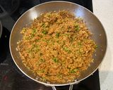 A picture of step 5 of Nasi goreng (Indonesian stir-fried rice).