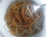 Tejszínes-cukkinis spagetti recept fázis 1 fotója