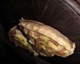 Foto del paso 4 de la receta: Tarta de jamón y queso con harina integral