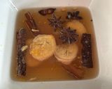A picture of step 1 of Honey-Baked Persimmons with Star anise and Cinnamon:.