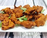 A picture of step 3 of Lakadong Turmeric Gram Flour Fritters.