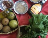 કીવી ગ્વાવા સ્પીનેચ સલાડ(Kiwi Guava spinach salad recipe in Gujarati) રેસીપી સ્ટેપ1ફોટો