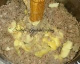 A picture of step 1 of Kibbeh in Sour Broth and Fried Potato Kibbeh.