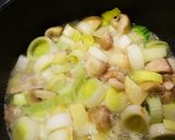 Foto del paso 4 de la receta Crema de puerros y champiñones