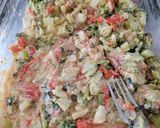 Foto do passo 3 de Macarrão cremoso com pasta de alho e tomate cereja