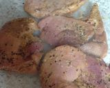 A picture of step 1 of Mustard Pork Steaks.