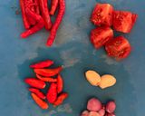 Foto langkah ke 1 dari resep Balado Terong Teri Kentang.