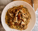 Foto del paso 3 de la receta: Spaghettis con salsa de calabaza y pollo 🍝 🎃