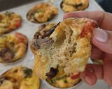 Gambar langkah 5 resipi Muffin Telur.