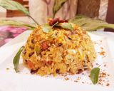 A picture of step 6 of Masala Vegetable Curd Rice.