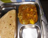 A picture of step 1 of Paneer peas sabji.