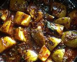 A picture of step 10 of Amba Khatta (traditional odia style instant raw mango pickle).