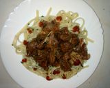 A picture of step 7 of Beef stew and pasta Linguine.