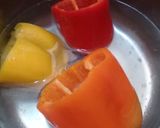 A picture of step 2 of Stuffed Bellpeppers.