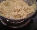 A picture of step 3 of Chhashiyo lot (jawar flour+ butter milk).