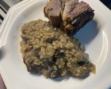 Foto del paso 15 de la receta: Risotto de champiñones con costilla al horno