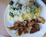 Foto del paso 8 de la receta: Pollo frito con puré de patata y brócoli