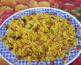 A picture of step 7 of Vegetable Massala Poha.