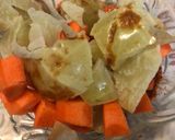 A picture of step 2 of Amla and carrots instant pickle.