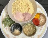 A picture of step 1 of Multigrain Flour Achari Missi Paratha.