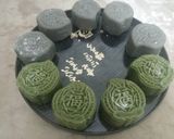 Hình bước làm 7 của món Trung thu trà xanh. (Matcha Mooncake)