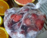 Une image de l'étape 1 de Jus Fraises Agrumes 🍹.