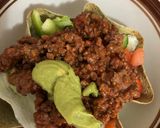 A picture of step 4 of Baked Taco Salad.