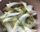 A picture of step 2 of Fennel and apple salad.