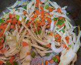 A picture of step 2 of Chicken Chowmein.