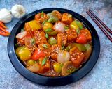 A picture of step 9 of Garlic Chilli Paneer.