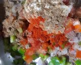 A picture of step 1 of Brown Rice Flour And Rava Uttapam.