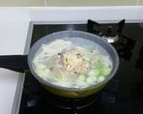 Hình bước làm 3 của món Canh ngao hoa đậu hũ