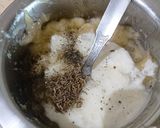 A picture of step 1 of Mangalore Banana Buns.