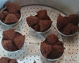 Foto langkah ke 7 dari resep Bolu Kukus Cokelat Gluten Free.