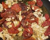 A picture of step 2 of Chicken Bacon Sundried Tomato Pasta.