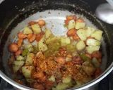 A picture of step 10 of Chinese vegetable rice (Chinese pulao).