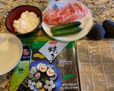 A picture of step 1 of California Roll Sushi.