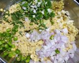 A picture of step 4 of Masala vadai(paruppu vadai).